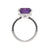 Yura Hidden Halo Solitaire Ring - Semi Precious Cushion 2020-186