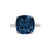 Yura Hidden Halo Solitaire Ring - Semi Precious Cushion 2020-186