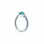 Ziro Three Stone Ring - Green Round 2021-115