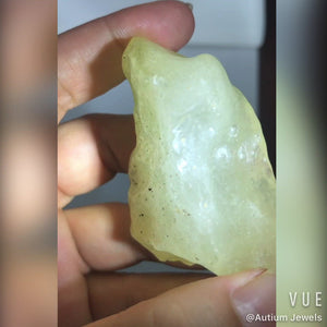 14 LAMELL  LIBYAN DESERT GLASS GOLD TEKTITE G590